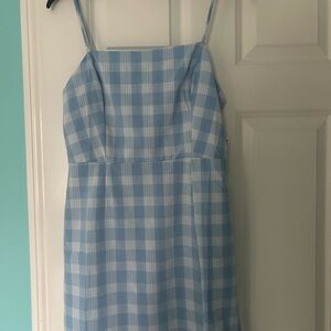 Blue Gingham Sundress
